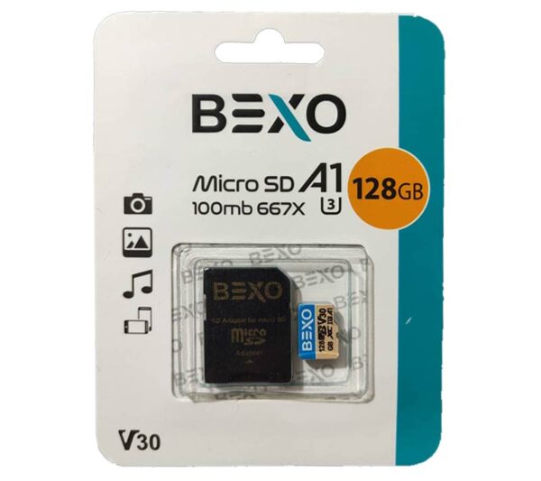 کارت حافظه MicroSDHC بکسو UHS-I U1 سرعت 65MBps ظرفیت 16 گیگابایت